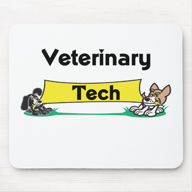 Veterinärtechniker-Mausunterlage Mousepad (Vorne)