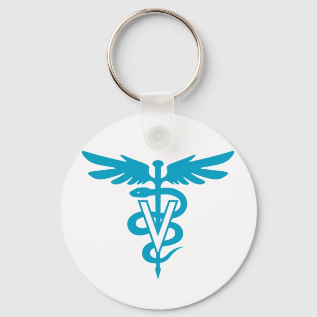 Veterinärwesen - Veterinärzeichen Schlüsselanhänger (Vorderseite)
