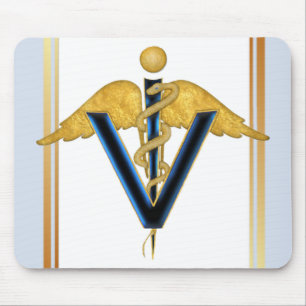 Veterinary Caduceus Mousepad