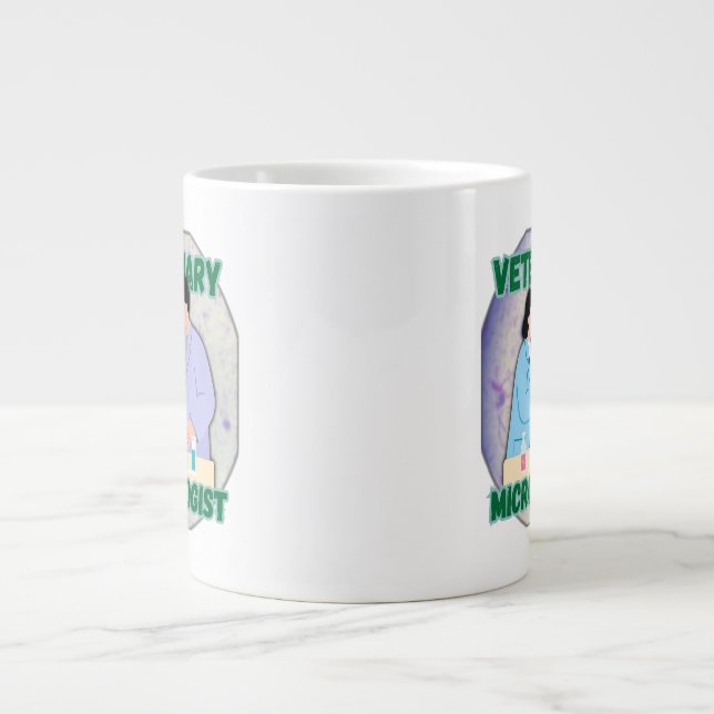 Veterinary Microbiologist – Lab Science Design Jumbo-Tasse (Vorderseite)
