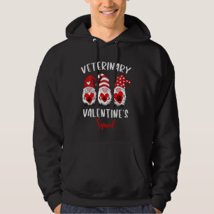 Veterinary Valentine S Squad Vet Tech Gnomies Vale Hoodie