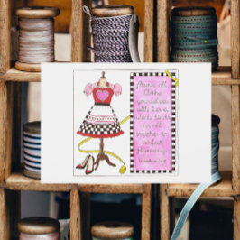 Vêtez-vous en amour Carte postale Inspirative