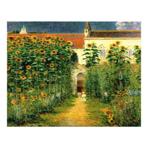 Vétheuil Garden Fotodruck