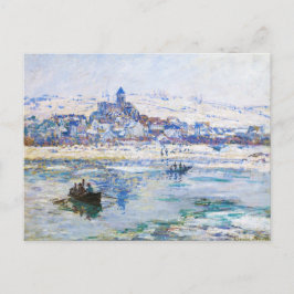 Vetheuil im Winter Claude Monet Postkarte