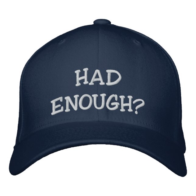 VETO "EN AVAIT ASSEZ ?" Casquette brodée (Devant)