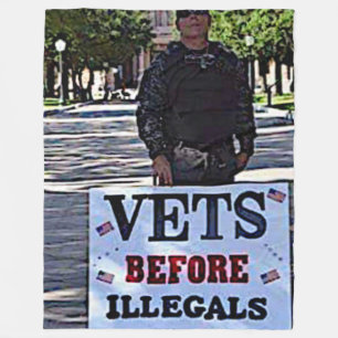 VETS VOR ILLEGIALEN FLEECEDECKE