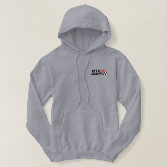 Vette Registry Logo Embroidered Hoodie (Light) (Design vorne)