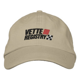 Vette Registry Logo Embroidered Light Hat Bestickte Baseballkappe