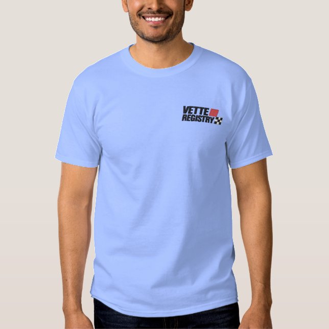 Vette Registry Logo Embroidered T-Shirt (Vorderseite)