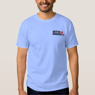 Vette Registry Logo Stick-T-Shirt Besticktes T-Shirt
