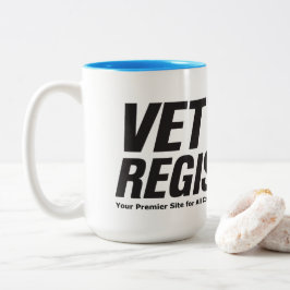 Vette Registry Two-Tone 15oz Ceramic Mug Zweifarbige Tasse