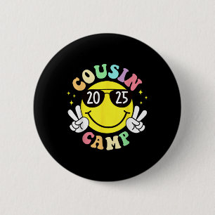 Vetterncamp 2025 Camping Lagerfeuer Sommerferien Button