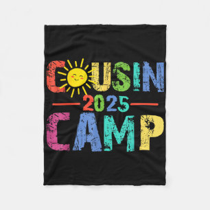 Vetterncamp 2025 Camping Lagerfeuer Sommerferien Fleecedecke