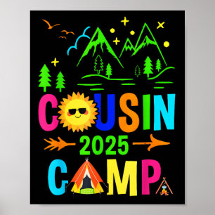 Vetterncamp 2025 Camping-Lagerfeuer Sommerferien  Poster