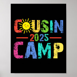 Vetterncamp 2025 Camping-Lagerfeuer Sommerferien Poster