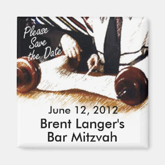 Veuillez enregistrer le aimant Date Bar Mitzvah