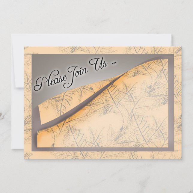 Veuillez nous joindre invitation de fête (Devant)