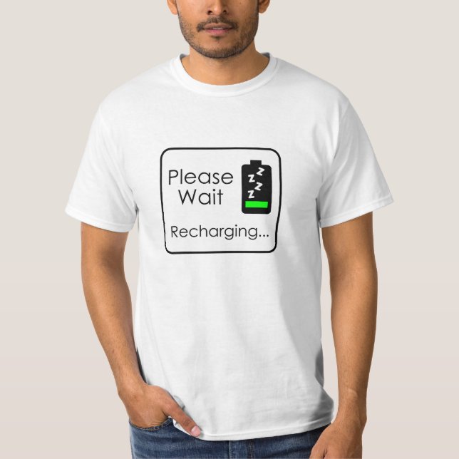 Veuillez patienter... T-shirt de recharge (Devant)