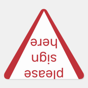 veuillez signer ici autocollants