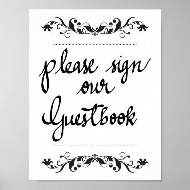 Veuillez signer notre livre d'or Mariage de callig (Devant)