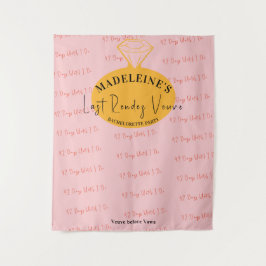 Veuve Before Vows Bachelorette Fotoshop Hintergrun Wandteppich