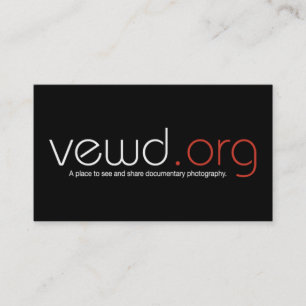 VewdMedia Fotograf-Karte Visitenkarte