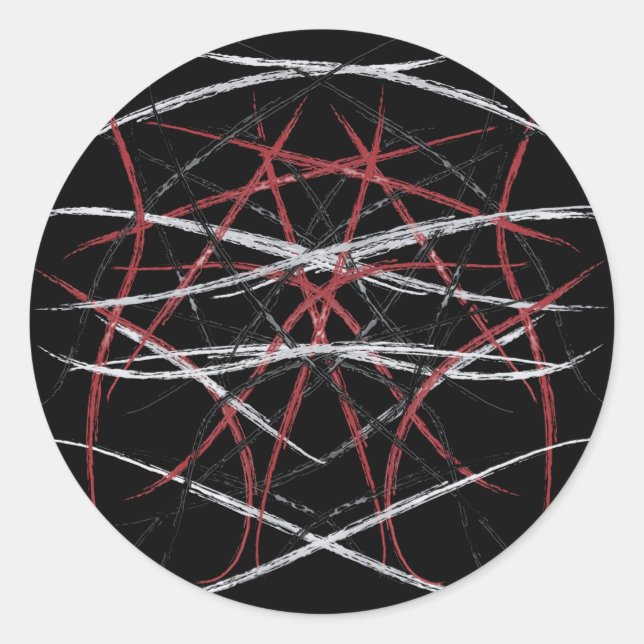 Vexationskleber Runder Aufkleber (Vorderseite)