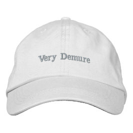 Vey Demure Baseball Cap Bestickte Baseballkappe