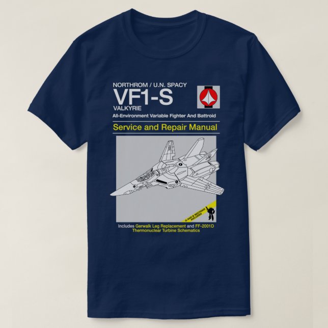 VF1 Service und Reparatur T-Shirt (Design vorne)