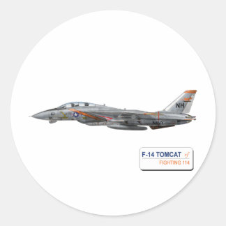 VF-114 Aardvarks Runder Aufkleber