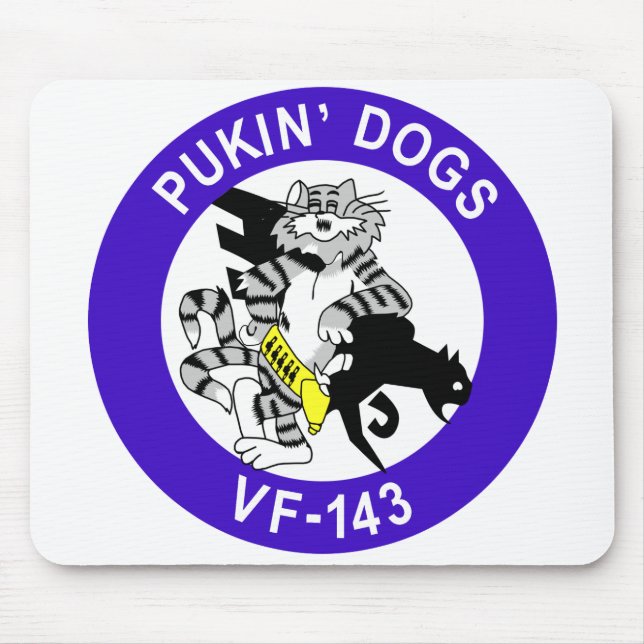 VF-143 Pukin Hunde Mousepad (Vorne)