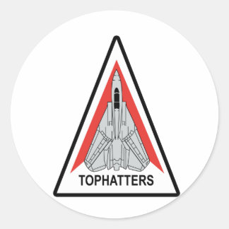 VF-14 Tophatters Runder Aufkleber