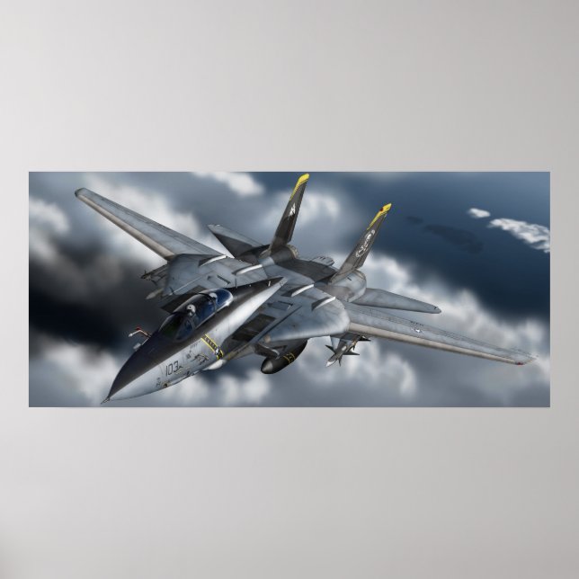 VF-84-Piratenflaggen drucken Poster (Vorne)