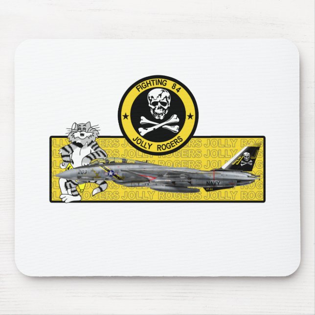 VF-84 PIRATENFLAGGENF-14 TOMCAT MOUSEPAD (Vorne)