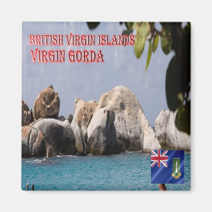 VG-Britische Jungfrau Inseln - Jungfrau Gorda Die  Magnet