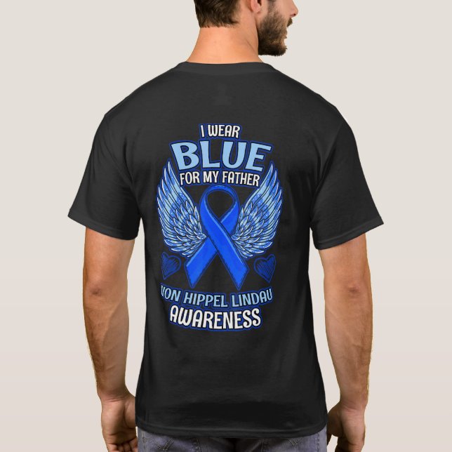 Vhl Awareness Pater Support Ribbon T-Shirt (Rückseite)