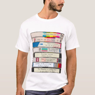 VHS Halloween Horror parody Editable Movies Titel T-Shirt