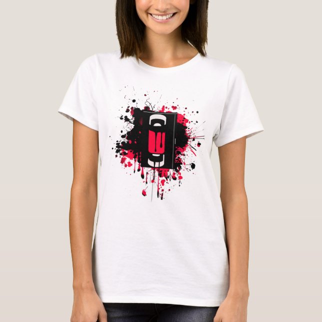 VHS platsch T-Shirt (Vorderseite)