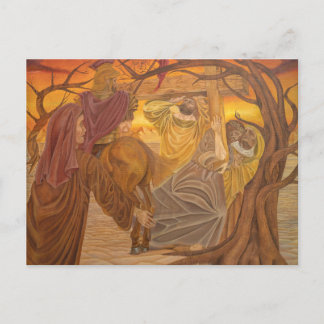 Via crucis feiertagspostkarte