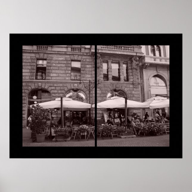Via Dante - Diptych Poster (Vorne)