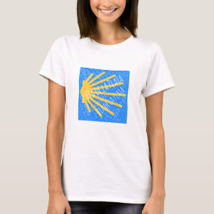 Via de la Plata Scallop Muschel T - Shirt
