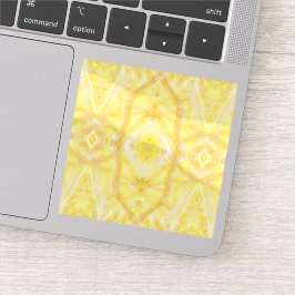 Viaduct Light Yellow Abstract Watercolor Art Aufkleber