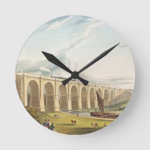 Viaduct über dem Sankey Tal, überziehen 4 von 'L Runde Wanduhr