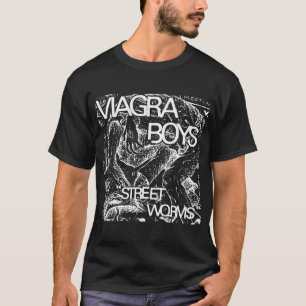 Viagra Boys Street Worms Post-Punk-Band Merchandis T-Shirt