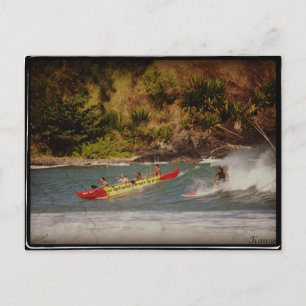 Viaja con 1 surfer x Kauai Postkarte