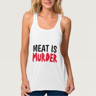 VIANDE EST T-shirts MEURDER, Végétarien Végétarien