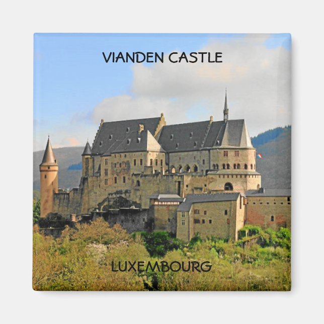 VIANDEN CASTLE, LUXEMBURG MAGNET (Vorne)