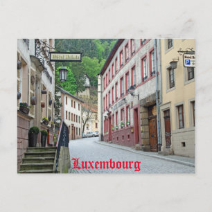 Vianden, Luxemburger Postcard Postkarte