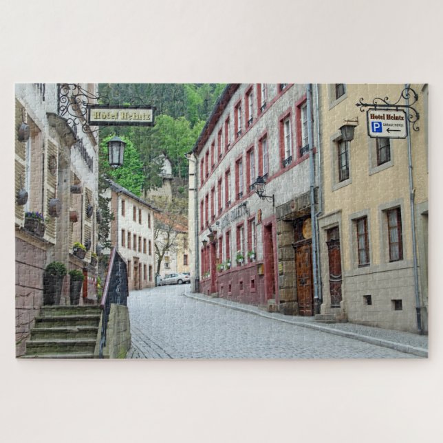 Vianden, Luxemburger Straßenszene (Horizontal)