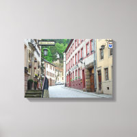 Vianden, Luxemburger Straßenszene